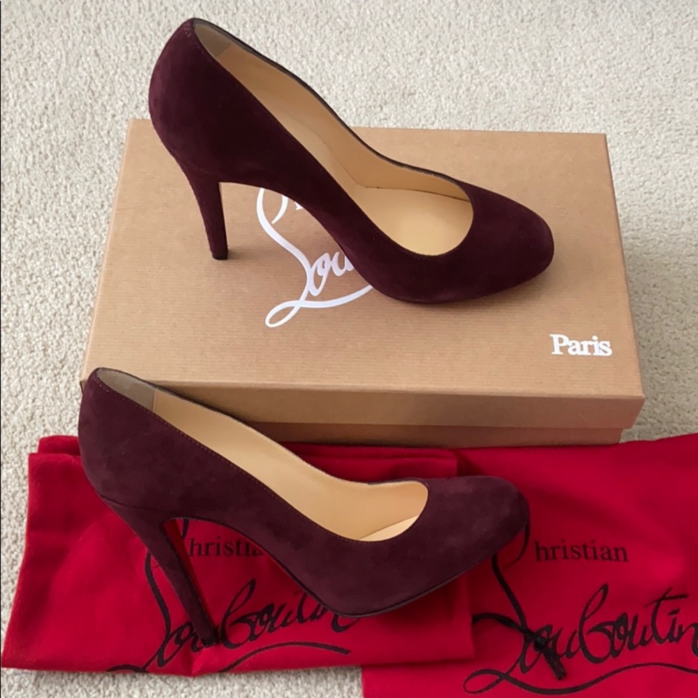 NEW Christian Louboutin Ron Ron 100mm Pumps Sz 37